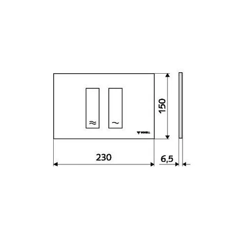 Schell MONTUS TOWER Baltas nuleidimo mygtukas image 2