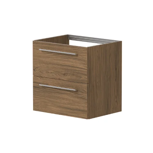 Spintelė po praustuvu Kame Duet BU/6-2DR/48 Varinis ąžuolas 60 cm image 1