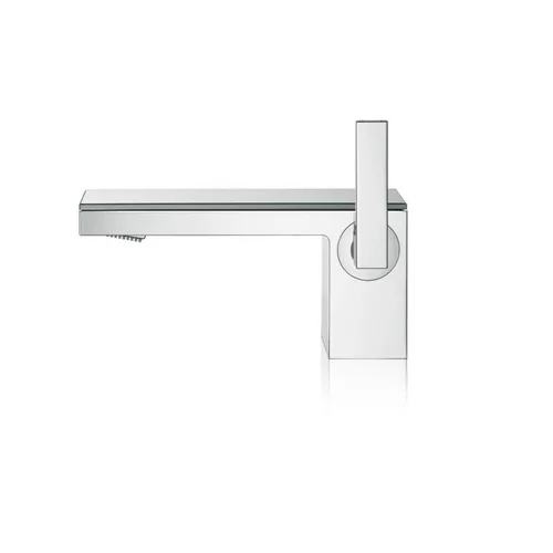 Hansgrohe Axor MyEdition 70 praustuvo maišytuvas su letenėle Chromo/juodo stiklo image 3