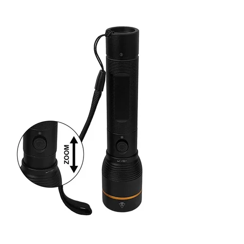 Arcas BT-FL8034 rankinis žibintuvėlis 1000 lm, USB-C, juodas image 3