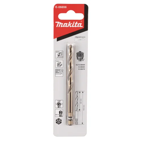 Makita E-06856 HSS-Co centavimo grąžtas 6,35 mm 105 mm image 3