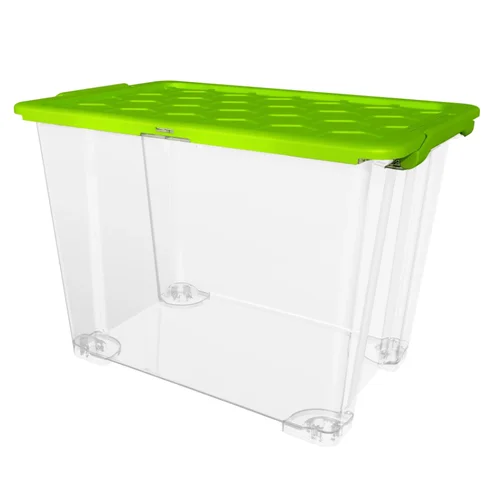 Rotho Daiktadėžė 10082, 65 l, skaidri/žalia image 1