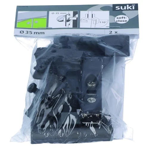 Suki Lankstas baldams 3.5 cm, 110°, Juoda, 2 vnt. image 2