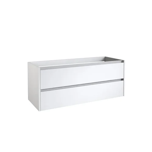 Apatinė spintelė po praustuvu Kame City BU/12-3DR/D1P1, Balta blizgi, 120 cm image 1