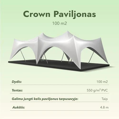 Crown Paviljonas 100 m2 image 3