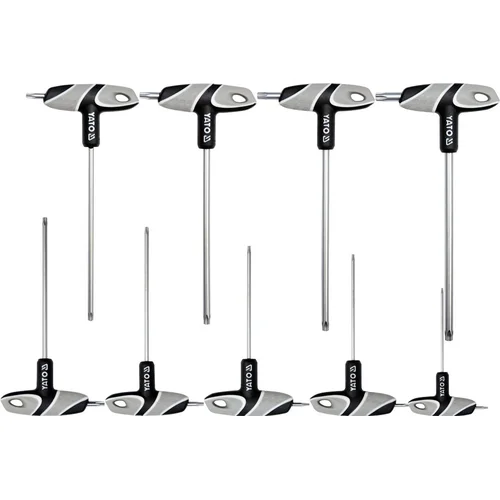 Yato Raktų žvaigždinių su rankena rinkinys TORX, 9 vnt, T10-T50mm image 1