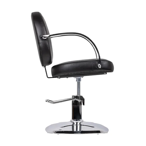 Activeshop PIE BLACK juoda kirpyklos kėdė image 3