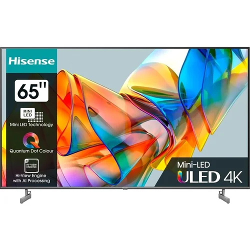 Hisense 65U6KQ televizorius, 65 colių, Mini LED, 4K UHD, Juoda image 1
