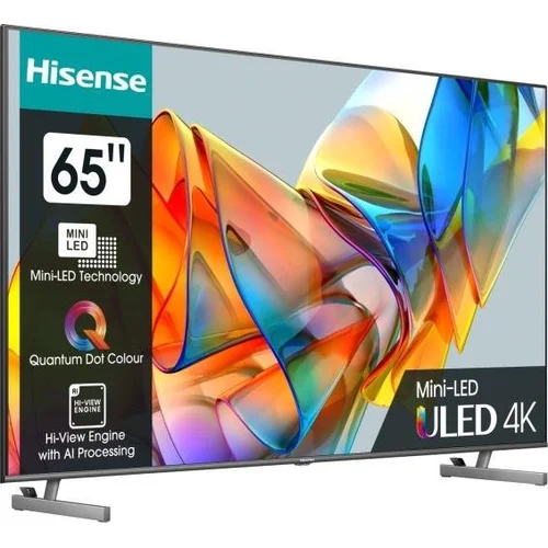 Hisense 65U6KQ televizorius, 65 colių, Mini LED, 4K UHD, Juoda image 3