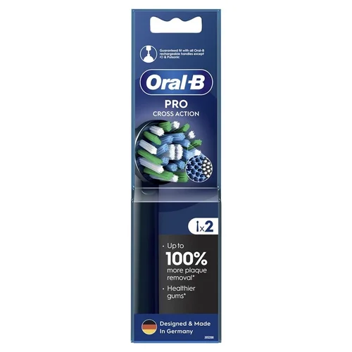 Oral-B EB50-2 CrossAction Pro Juoda Elektrinis šepetėlis 2 vnt image 3