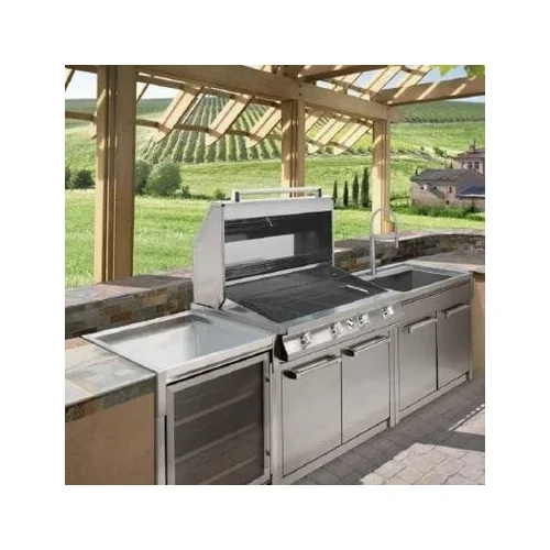Dujinis barbekiu grilis Steel Genesi G9BS-4C SS image 2