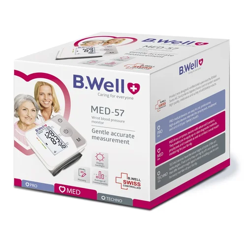 B.Well MED-57 riešinis kraujospūdžio matuoklis image 2