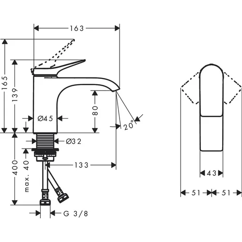 Hansgrohe Vivenis 75012000 Chromo image 2