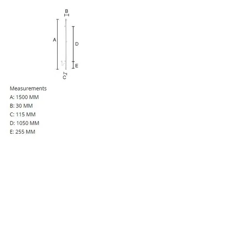 Smedbo FK715 (30 x 1500 mm) Elektrinis džiovintuvas image 3