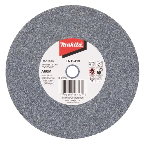 Makita B-51910 galandimo diskas, 150x16x12,7 mm A60M image 1