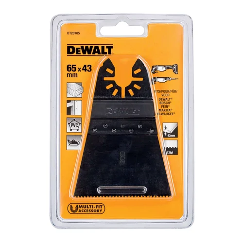 DeWalt Daugiafunkcinio įrankio geležtė 66 mm x 43 mm image 3