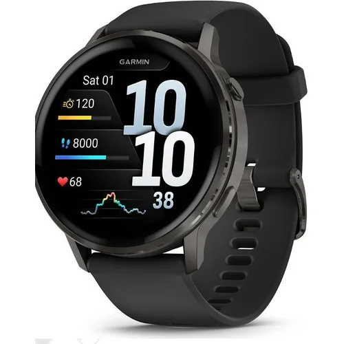 Garmin Venu 4 45 mm Juodas image 1