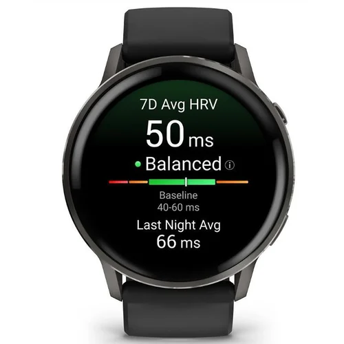 Garmin Venu 4 45 mm Juodas image 3