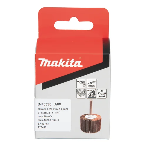 Makita D-75390 lapelinis šlifavimo antgalis Ø50 x 20 mm A80 image 3