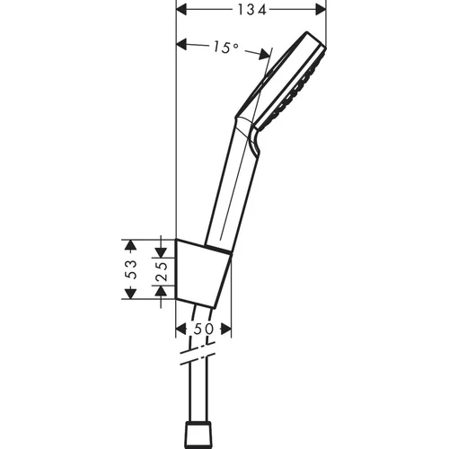 Rankinis dušas su laikikliu Hansgrohe Crometta 26569400 image 2