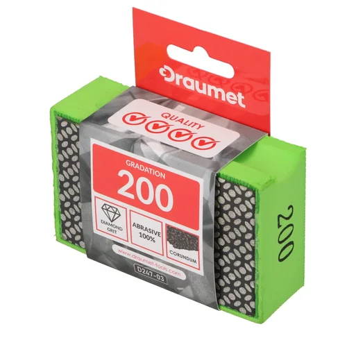 Draumet Deimantinė šlifavimo kempinė gr. 200 image 2