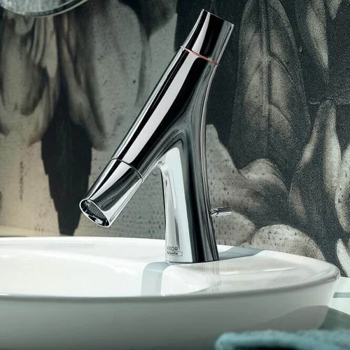 Hansgrohe Axor Starck Organic 50 praustuvo maišytuvas - Braižytas nikelis image 2