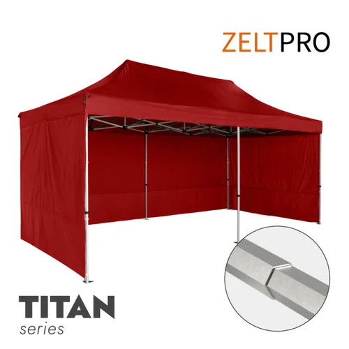 Zeltpro TITAN Prekybinė Palapinė 3x6 Raudona image 1
