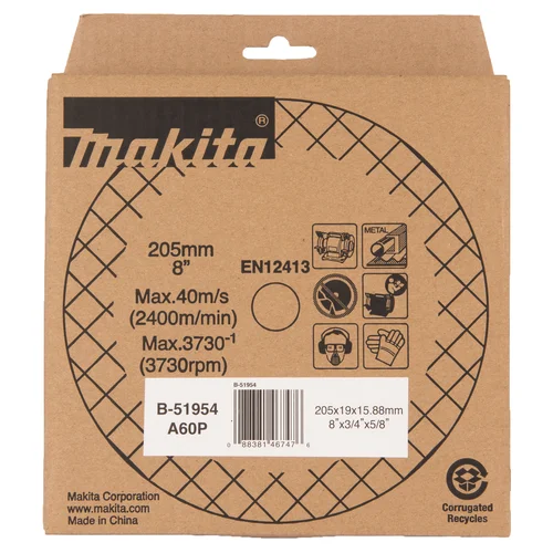 Makita B-51954 galandinimo diskas 205x19x15,88 mm A60P image 3