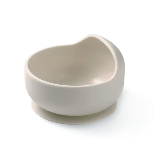 Babyono silikoninė lėkštutė neslystanti kreminė 1481/04 image 1