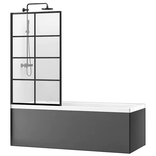 Vonios sienelė REA Lagos-1, 70 cm, Juodas matinis image 1