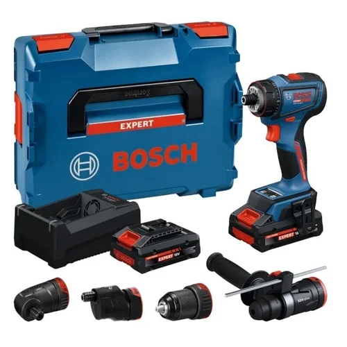 Bosch EXSR18V-90FC 12V/18V FlexiClick gręžtuvas-suktuvas image 1