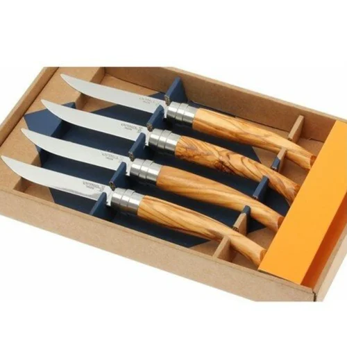 Opinel Table Chic Combination Set stalo peiliai, alyvmedžio rankenos image 2