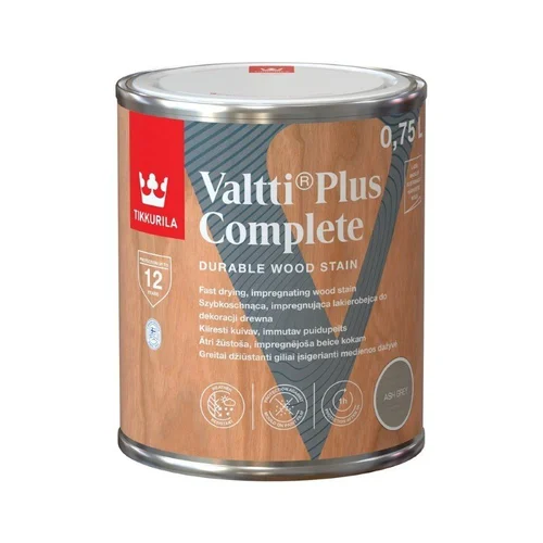 TIKKURILA Valtti Plus Complete 0,75 L Pilka spalva image 1