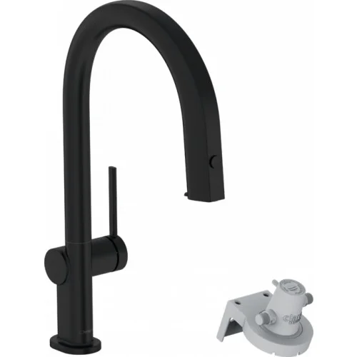 Hansgrohe 76826670 Virtuvinis maišytuvas Juodas matinis image 1