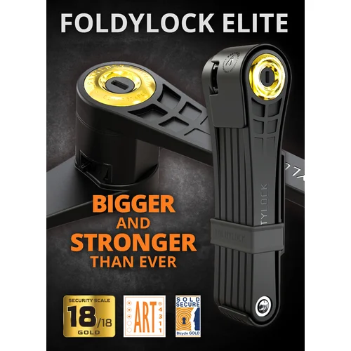 SEATYLOCK Foldylock spyna, Juoda su Raudonu, 110 cm image 1