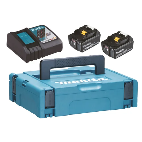 Makita 198116-4, 18V BL1860B x2, DC18RC, LXT image 1