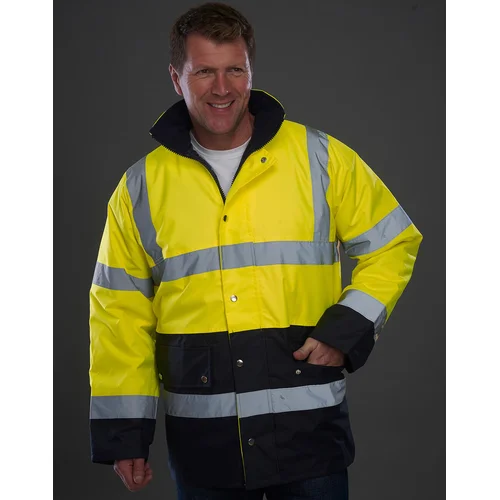 Gero matomumo YOKO HVP302 darbo striukė M, Fluo Yellow/Navy image 1