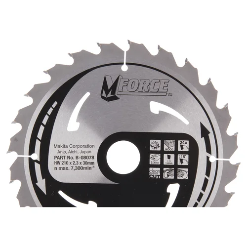 Makita M-FORCE T.C.T. pjūklas 210x2.3x30mm 15° image 1
