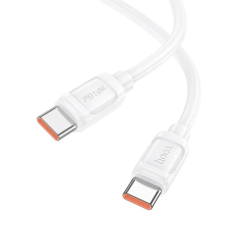 Hoco X115 240W USB-C į USB-C kabelis 1,0 m baltas image 3