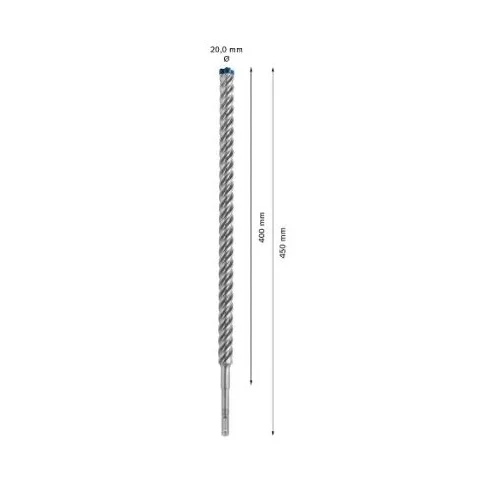 Bosch SDS-plus grąžtas betonui 20x400x450mm image 3