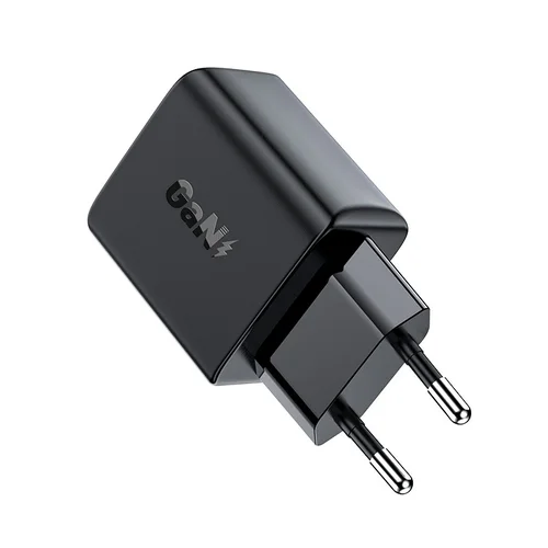 Acefast A21 GaN 30W USB-C Juodas Įkroviklis image 1