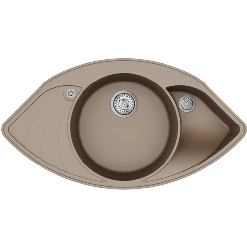 HELIKA Papilon SCP151-114AW plautuvė, šviesiai ruda image 2