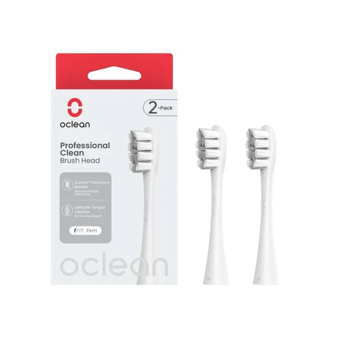Oclean P1C10 dantų šepetėlio galvutės, 2 vnt, Pilka image 1