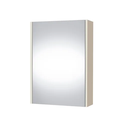 Pakabinama spintelė su veidrodžiu Riva SV 50A-5, Beige Matinė image 1