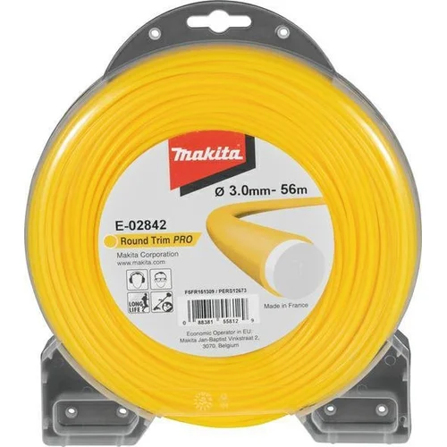 Makita Žoliapjovės pjovimo lynas 3.0 mm/56 m apvalus E-02842 image 1
