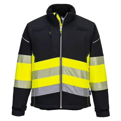 PORTWEST PW375 Softshell striukė XXXL Black/Yellow image 3