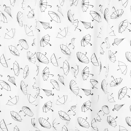 Vonios užuolaida Lietus, 180 x 200 cm image 1