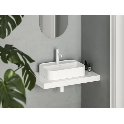 Keraminis praustuvas Ceramic Slim Shelf R 55, Baltas matinis image 1
