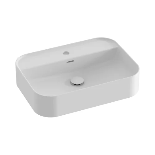 Keraminis praustuvas Ceramic Slim Shelf R 55, Baltas matinis image 2