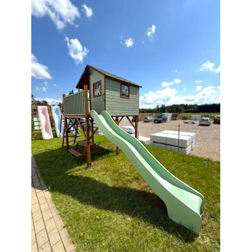 Pastelinė žalia čiuožykla 300 cm image 2